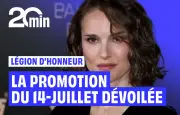 Natalie Portman, Lagarde, Malka dans la promotion Légion d'honneur du 14-Juillet