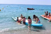 À Nice, le club de plage Li Rateta allie jeux nautiques et sécurité pour les enfants