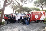 Nouveau camion frigorifique pour l'aide humanitaire à Menton