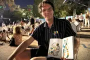 Olivier Balez croque les musiciens en live au Nice Jazz Fest