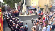 Olonzac : hommage aux sapeurs-pompiers lors des célébrations du 14 Juillet