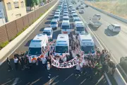 Opération escargot des ambulanciers : le cortège se dirige vers la préfecture du Var