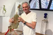 Pascal Cléry expose ses sculptures en acier à la Maison Flotte de Sanary