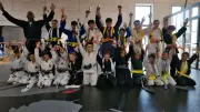 Passage de grades au Jiu-jitsu Pic Saint-Loup : les jeunes récompensés