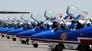Patrouille de France au Salagou pour promouvoir l'engagement citoyen