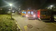 Pompiers Hérault manifestent contre surutilisation par Samu