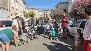 Première course de draisiennes réussie à Alignan-du-Vent