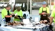 Première guinguette au parc Latreille par Les Espangassats le 18 juillet