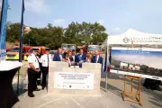 Première pierre à Pégomas pour la future caserne des pompiers de la Siagne