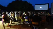 Projection en plein air du film « Compostelle » à Sauteyrargues
