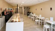 Pâtisserie MG à Langogne : déménagement et ouverture d'un salon de thé littéraire
