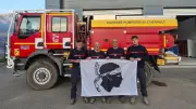 Quatre pompiers d'Aniane de retour de mission en Haute-Corse après huit jours de lutte