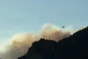 Reprise d'un feu de forêt à Roure, trois hectares brûlés dans la Tinée