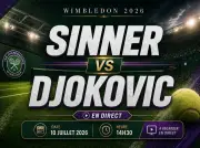 Sinner-Djokovic : chaînes gratuites pour regarder le match à l'étranger