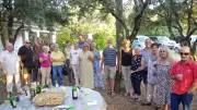 Soirée amicale de l'association Garrigue Font des Chiens à Milhaud