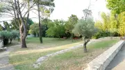 Soirée festive du 13 juillet dans les jardins de la mairie à Collias