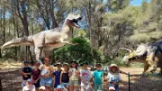 Sortie scolaire au musée des dinosaures de Mèze pour les écoliers de Saint-Rome-de-Cernon