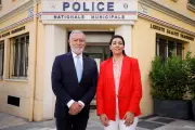 Sous-préfète Amel Tir en visite à Beausoleil pour la sécurité