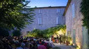 Trio à cordes au Vieux Castellas de Collias le 23 juillet