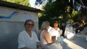 Troisième soirée blanche de l’Essor aubaisien : 260 convives en blanc à la manade