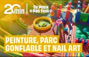 Tu peux pas test : parc gonflable, peinture céramique et nail art