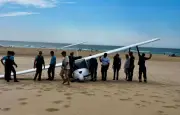 ULM en panne atterrit sur une plage des Landes, une blessée