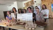 Un chèque de 1 110 € pour le centre de ressource territorial de Saint-Chély-d'Apcher