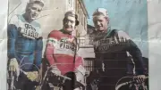 Un document historique sur un départ d'étape cycliste à Rochessadoule