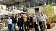 Visite de Kléber Mesquida à Ganges : projets locaux et soutien départemental
