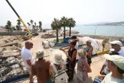 Visite du chantier de thalassothermie à Cannes : les habitants découvrent le futur réseau énergétique