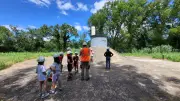 Visite éducative à la station de pompage pour les enfants du centre de loisirs