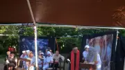 Visite théâtralisée du hameau de Lascours par Campagn’art