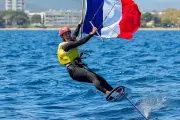 Voile olympique : les Varois Nolot, Caval et Goyard en repérage à Los Angeles