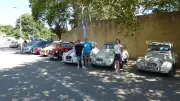 Voitures anciennes solidaires au festival Argorock pour les enfants malades
