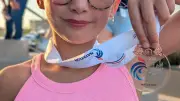 Zoé Rafalis (9 ans) médaillée de bronze en natation artistique
