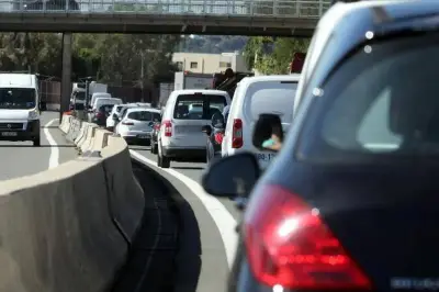 A8 : véhicule en feu et accident perturbent le trafic sur la Côte d'Azur