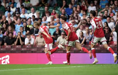 Arsenal écrase Manchester City et remporte le Community Shield