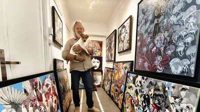 Christophe Heymann, peintre des mémoires familiales à Clermont-l'Hérault