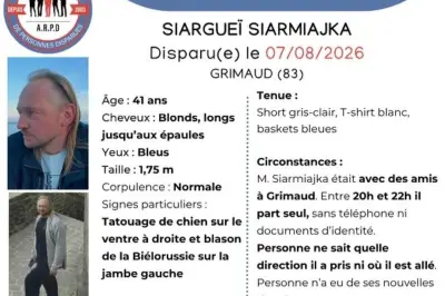 Disparition inquiétante d'un Biélorusse à Grimaud : appel à témoins