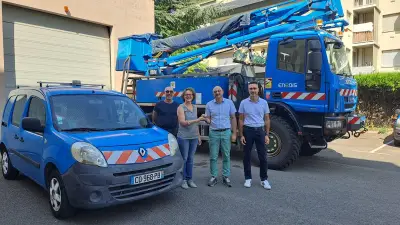 Enedis offre un véhicule à l'association ALOES de Mende