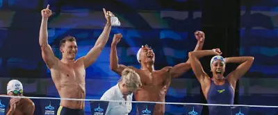 Euro de natation : l'ambiance de Saint-Denis porte les Bleus