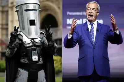 Farage réélu face à un candidat à tête de poubelle au Royaume-Uni