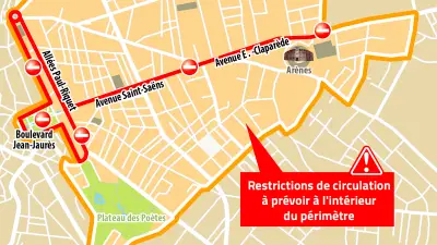 Feria de Béziers : circulation modifiée du 12 au 16 août