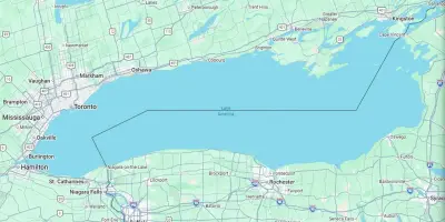 Google Maps renomme le lac Ontario en lac d'Amérique aux États-Unis