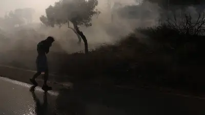 Grèce : deux morts dans un incendie sur l'île de Salamine