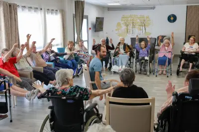 Gym douce en Ehpad à Draguignan : les résidents entretiennent leur forme