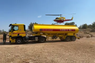 Incendie au col de Vence : feu fixé après 30 hectares, 120 largages