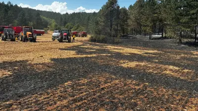 Incendie au Massegros : feu fixé, 150 hectares brûlés