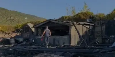 Incendie criminel détruit la paillote Le Week-End à Ajaccio