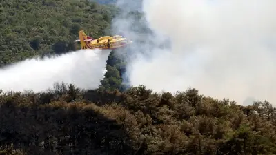Incendie dans les Landes : 400 hectares brûlés, évacuations à Luglon